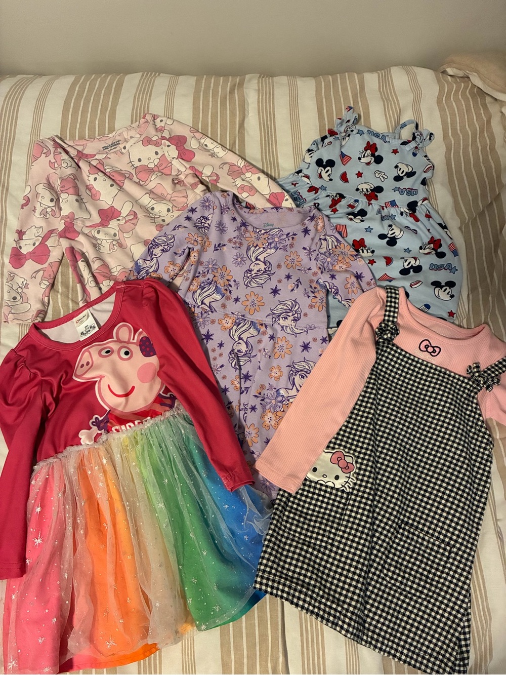 Five girls dresses 2T